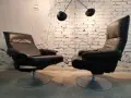 Чифт кожени шведски релакс кресла, снимка 7