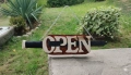 Дървени Табели "OPEN/CLOSE" – Ръчна Изработка, снимка 1