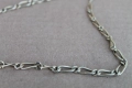 Сребърен позлатен ланец/синджир , снимка 5