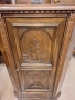 Винтидж ъглов шкаф с богата дърворезба , снимка 2