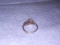 СТАРИНЕН ФЛОРАЛЕН СРЕБЪРЕН АР НУВО ПРЪСТЕН ВИСОКА ПРОБА СРЕБРО МАЙСТОРСКА АЖУРНА ИЗРАБОТКА 35017, снимка 13
