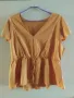 НОВА Блуза в цвят старо злато - голям размер XXL  -XXXL, снимка 1