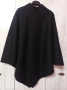Черно елегантно пончо, снимка 7
