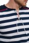 Нова мъжка моряшка блуза с дълъг ръкав с връзки, снимка 2