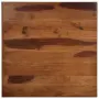 vidaXL Трапезна маса 80x80x77 cm масивна дървесина акация, снимка 3