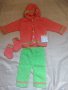 Бебешки плетен цветен костюм , снимка 1 - Комплекти за бебе - 41456234