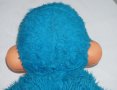 Колекционерска много рядка ГОЛЯМА плюшена играчка синя маймуна Мончичи 60см, снимка 3
