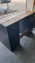 Винтидж метално бюро тезгях, снимка 7