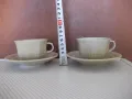 Лот от 2 бр. чаши и 5 бр. чинийки порцеланови за кафе, снимка 5