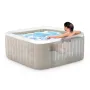 Надуваемо джакузи Intex PureSpa Chevron Deluxe,6 места,239 х 71см,бял, снимка 3