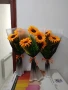 букети с текстилни цветя , снимка 3