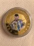 Колекционерски монети с лика на Лео Месси. Играч на годината и Световното в Катар. , снимка 1