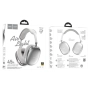 Слушалки Hoco W35 Air 45h Bluetooth, Сребристи, снимка 3