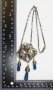 EVALD NIELSEN   antique 925 Strl Silver Necklace, 35.5g, снимка 3