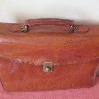 Vintage, Italy,кожена чанта за документи, бизнес чанта, снимка 14 - Чанти - 41204808