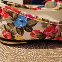 Обувки свежи на цветя, флорални мотиви, снимка 5 - Дамски елегантни обувки - 41470925