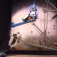 Стар каминен часовник, Ретро арт винтидж, made in GERMANY, снимка 11 - Антикварни и старинни предмети - 35932542