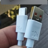 Супер Бърз заряден кабел 120 W 10 A USB Type C бързо зареждане за зарядно за Xiaomi Samsung Huawei H, снимка 16 - Резервни части за телефони - 42338784