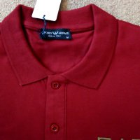 Мъжка polo тениска EMPORIO ARMANI EA7 с яка, снимка 4 - Тениски - 35843231