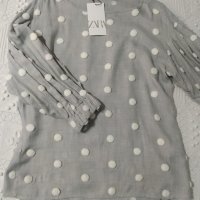 НОВА ZARA елегантна дамска блуза – размер М , снимка 2 - Блузи с дълъг ръкав и пуловери - 35938799