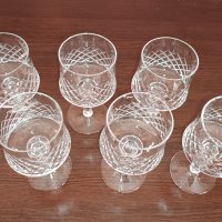Кристални чаши от 80-те, снимка 6 - Сервизи - 40227520