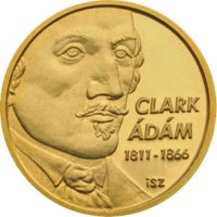 5000 форинта златна монета "Адам Кларк" 2011, снимка 1 - Нумизматика и бонистика - 42274973