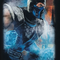 Нова детска тениска с дигитален печат героя от Mortal Kombat - Sub Zero (Суб Зиро), MK, снимка 2 - Детски тениски и потници - 36350006