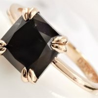 Уникален пръстен с натурален тъмно оранжев диамант 2 карата, снимка 4 - Пръстени - 41834797