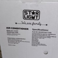 Климатик Star-Light ACT-18WIFI, Control WiFi, 3D Inverter, 18000 BTU, Функция отопление, Клас A++, Д, снимка 2 - Климатици - 38687928