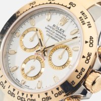 Мъжки луксозен часовник Rolex Daytona Two-tone White dial 116503, снимка 3 - Мъжки - 41555630