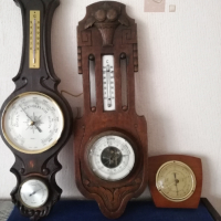 Барометри, измервателни уреди,стари немски., снимка 1 - Антикварни и старинни предмети - 42667616