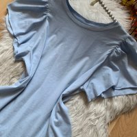 Светло синя тениска/блуза, снимка 2 - Тениски - 41570164