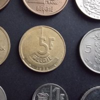 Монети. Белгия. Белгийски франк . 12 бр, снимка 3 - Нумизматика и бонистика - 41649459