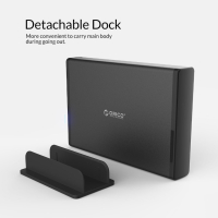 Orico кутия за диск Storage - Case - 3.5 inch Vertical, USB3.0, Power adapter, UASP, black - 7688U3-, снимка 10 - Външни хард дискове - 44783846