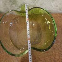 Стъклена купа ябълка , снимка 4 - Аксесоари за кухня - 41914202