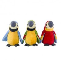 ❌️ Говорещ плюшен папагал Арчи, забава за малки и големи, снимка 3 - Плюшени играчки - 41211797