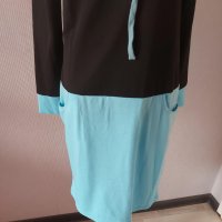 Спортна рокля суитшърт в черно и синьо - 16,00лв., снимка 3 - Рокли - 30624774