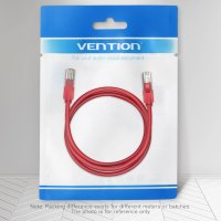 Vention Кабел LAN UTP Cat.6 Patch Cable - 1M Red - IBERF, снимка 3 - Кабели и адаптери - 44231053