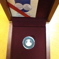 Сребърен медал Свети Мина, снимка 1 - Други ценни предмети - 41941003