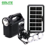 Соларна система GDLite-8017 Music, Фенер, лампа, соларен панел, Bluetooth, Радио-mp3 player, 3 лампи, снимка 2 - Къмпинг осветление - 41307711