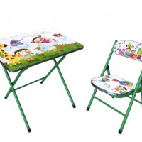 Сгъваема детска маса със столче с Момиче, Жираф или Кола, снимка 3 - Мебели за детската стая - 38747568