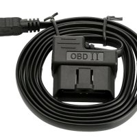 OBD2 към Mini USB Мъжко Автомобилно Захранване OBDII Зарядно Адаптер Конектор 1.8м 7PIN-a OBD Кабел, снимка 3 - Навигация за кола - 41586508