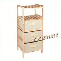 Дървено шкафче, етажерка с 3 чекмеджета , снимка 1 - Шкафове - 39695047