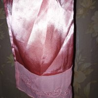 Ann S-Нова прекрасна  розова пижама от сатен и шифон с бродерия , снимка 9 - Пижами - 40038830