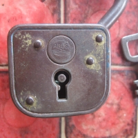 Немски катинар Абус  с ключ ключе , снимка 2 - Други - 36085368