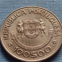 Монета 100 ескудос 1989г. Португалия КОРАБИ ILHAS CANARIAS 34330, снимка 4 - Нумизматика и бонистика - 42711192