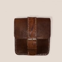 Малка унисекс чанта през рамо от естествена кожа Мароко, снимка 1 - Чанти - 34822616