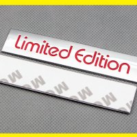 Емблема с червен надпис '' Limited Edition '' НОВО, снимка 3 - Аксесоари и консумативи - 39101072