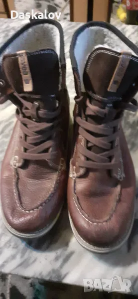 Продавам мъжки зимни ботуши естествена кожа внос!, снимка 1