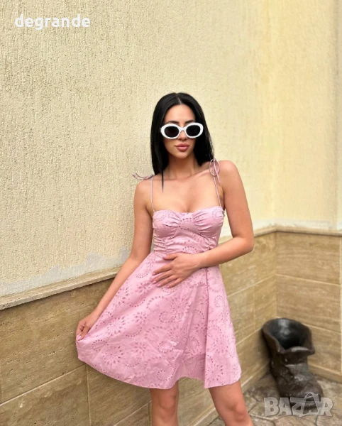 Розова сладка рокля, снимка 1